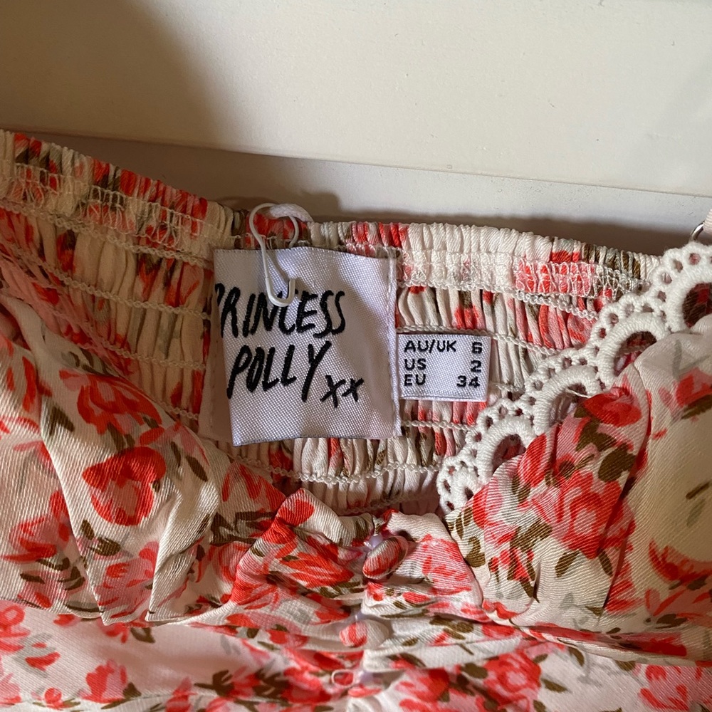 Princess Polly Maddi Top in Pink Floral - Picture 3 of 4